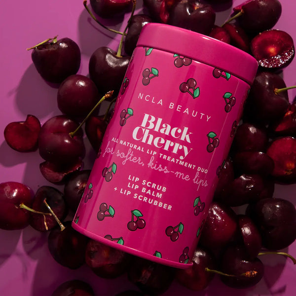 Black Cherry Lip Care Set + Lip Scrubber | NCLA Beauty  NCLA Beauty    prem. clothing boutique Chatham, Ontario, Canada