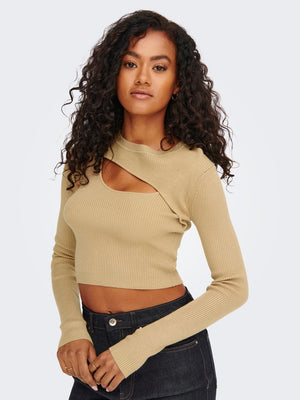 Liza Pullover Knit - Cream  ONLY X-Small   prem. clothing boutique Chatham, Ontario, Canada