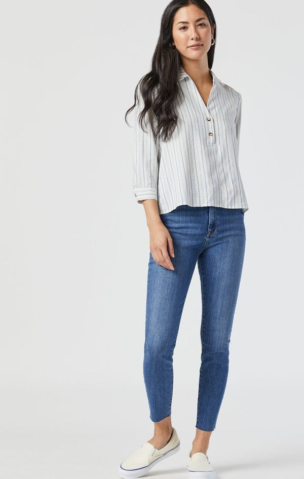 Scarlett LT Frayed Hem Skinny Jeans | MAVI Jeans Jeans Mavi 26   prem. clothing boutique Chatham, Ontario, Canada
