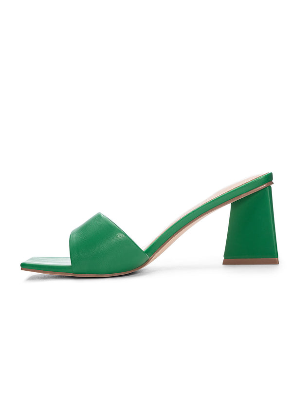 Yanda Mule Heels - Green | Heels Shoes Chinese Laundry    prem. clothing boutique Chatham, Ontario, Canada